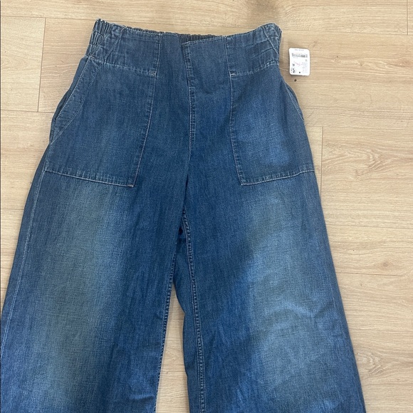 NWT We The Free Breezy Denim Pull-On Jean-Cobalt Blue - Picture 6 of 6
